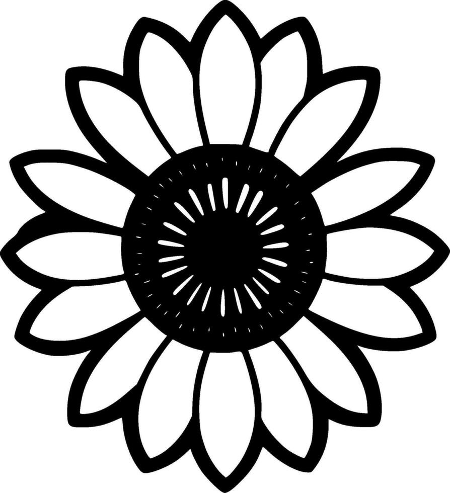 Sonnenblume - - hoch Qualität Vektor Logo - - Vektor Illustration Ideal zum T-Shirt Grafik