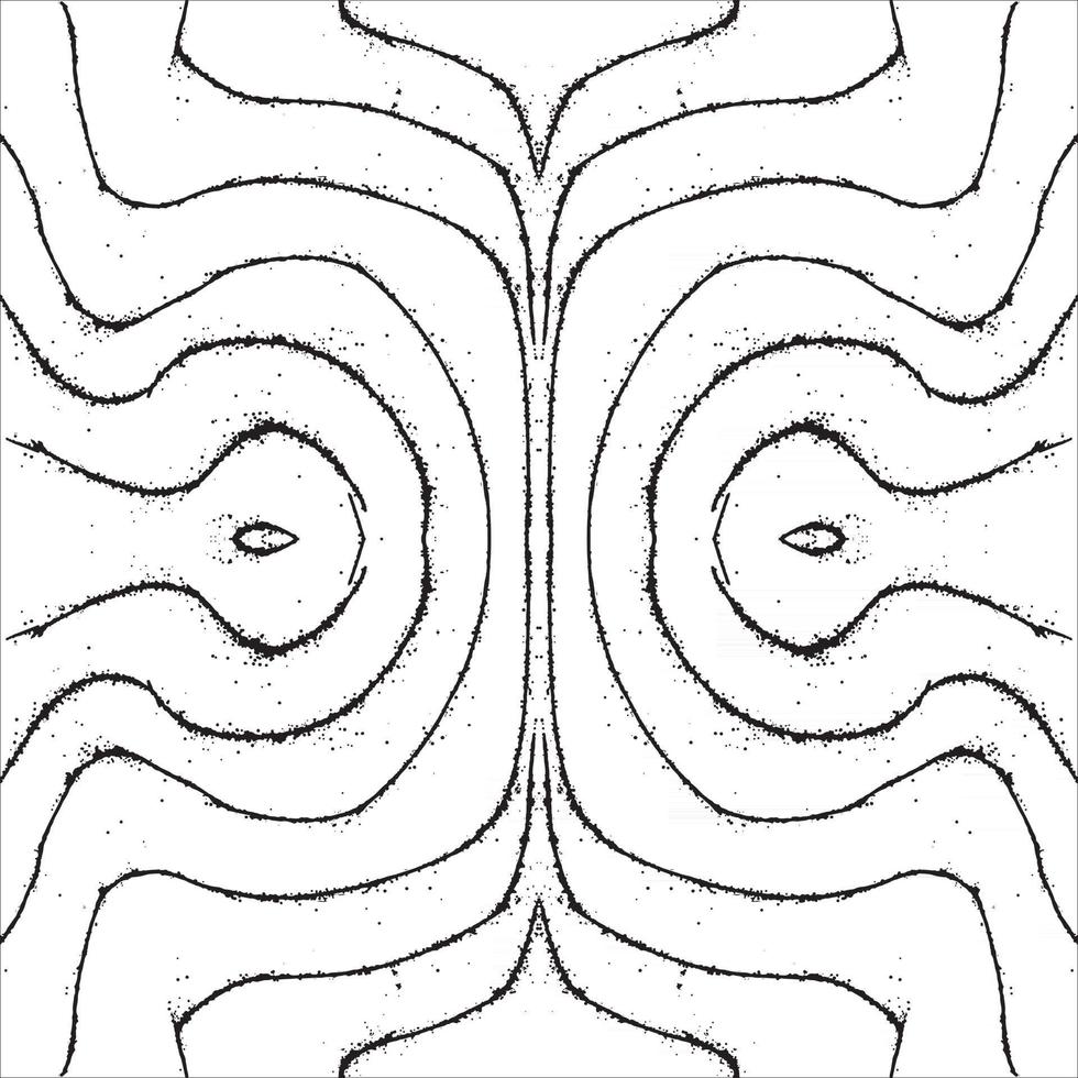 schwarze Pinselstriche Vektor nahtlose Muster. Linien-Abbildung.