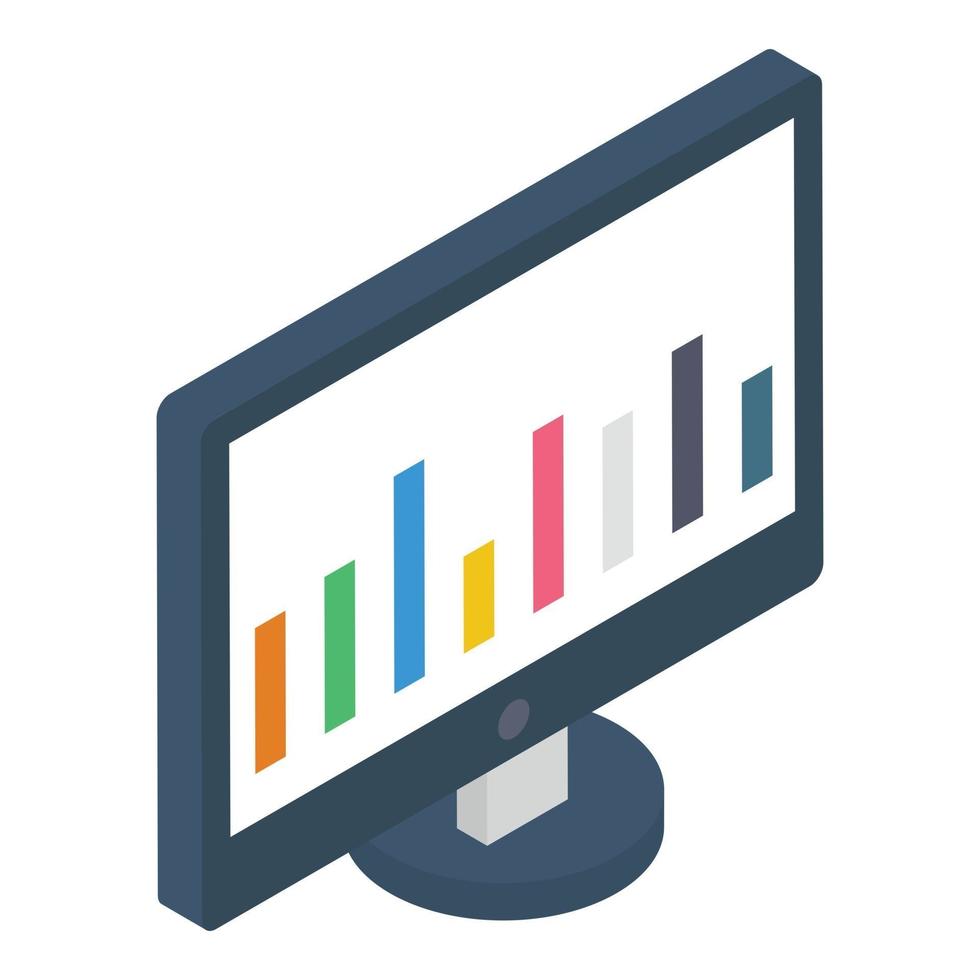 Online-Datenanalyse vektor