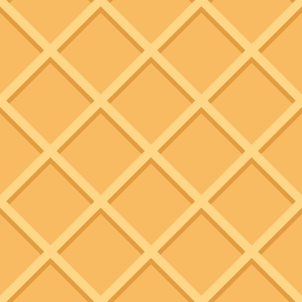 Waffel nahtlose Muster Hintergrund Vektor-Illustration vektor