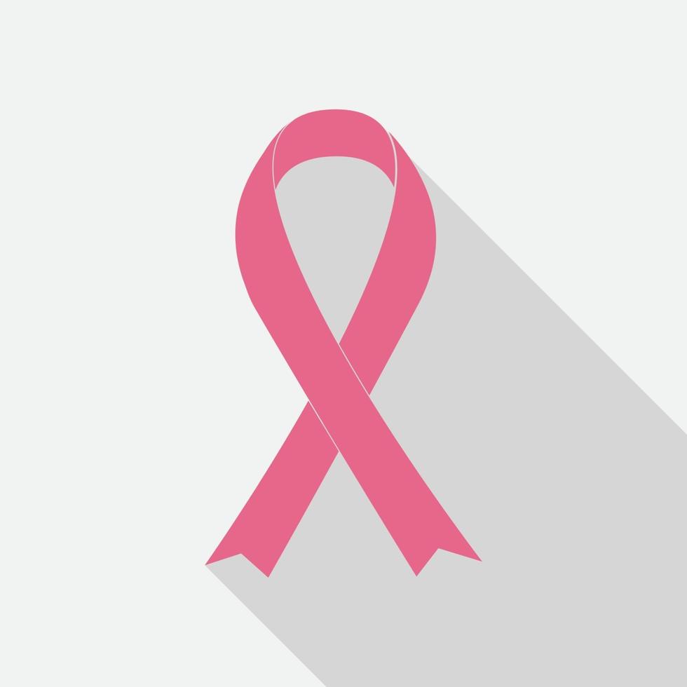 bröstcancermedvetenhet rosa band vektorillustration vektor