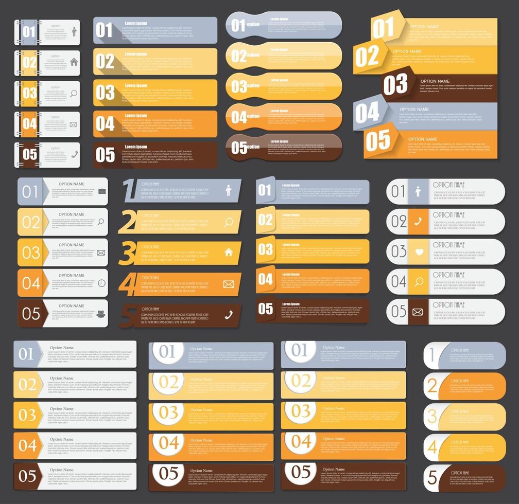 Infografik-Vorlagen für Business-Vektor-Illustration. vektor