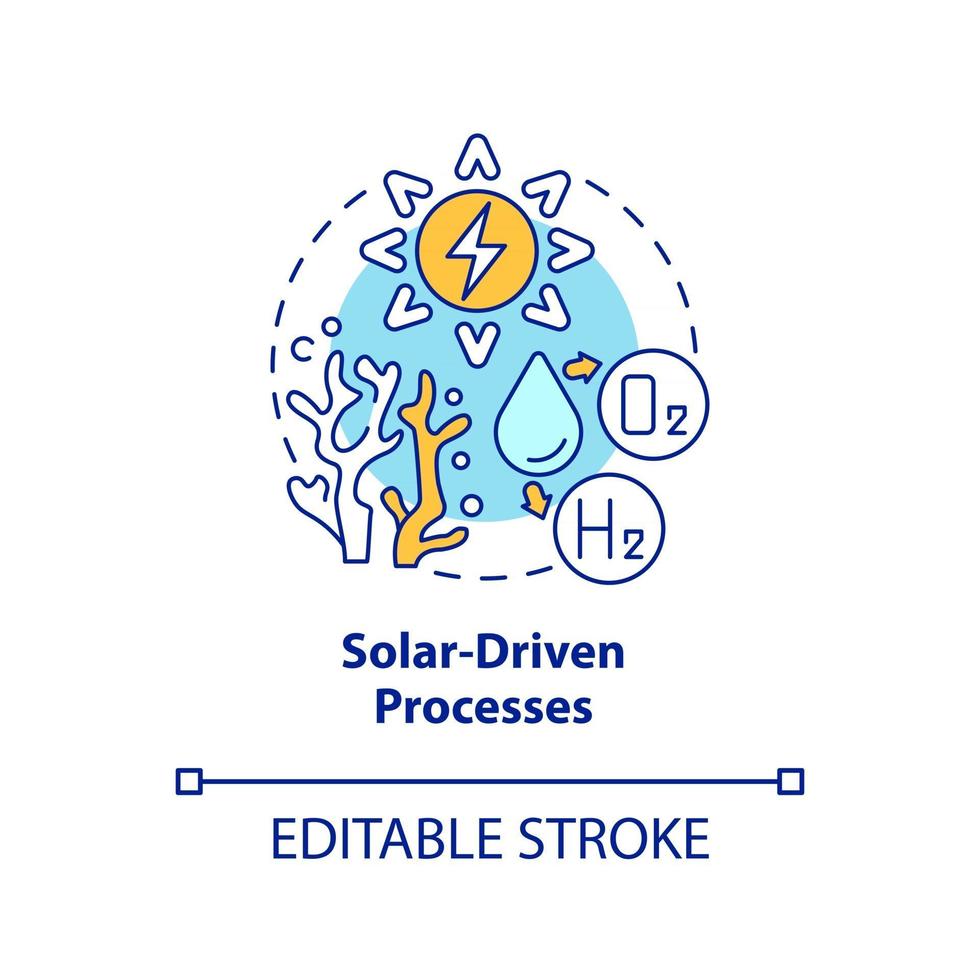 Symbol für Solarenergiekonzept vektor