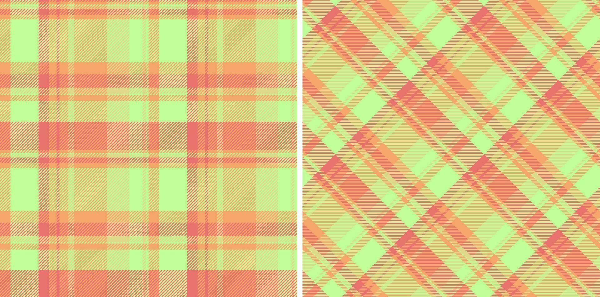 Stoff prüfen Textil- von nahtlos Tartan Vektor mit ein Hintergrund Plaid Muster Textur.