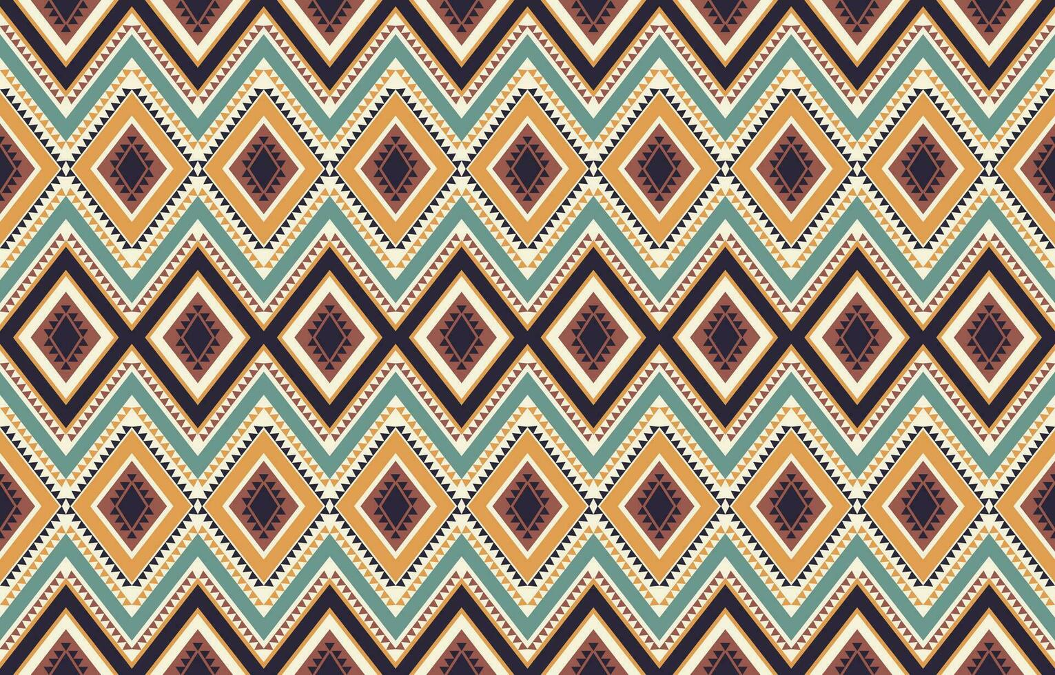 ethnisch abstrakt Ikat Kunst. aztekisch Ornament drucken. geometrisch ethnisch Muster nahtlos Farbe orientalisch. Design zum Hintergrund ,Vorhang, Teppich, Hintergrund, Kleidung, Verpackung, Batik, Vektor Illustration.