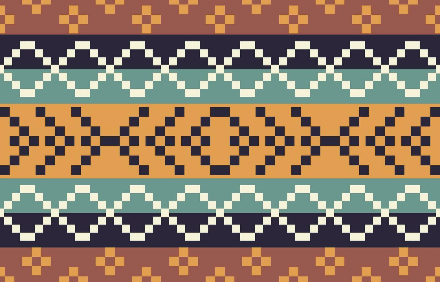 etnisk abstrakt ikat konst. aztec prydnad skriva ut. geometrisk etnisk mönster sömlös Färg orientalisk. design för bakgrund ,ridå, matta, tapet, Kläder, omslag, batik, vektor illustration.