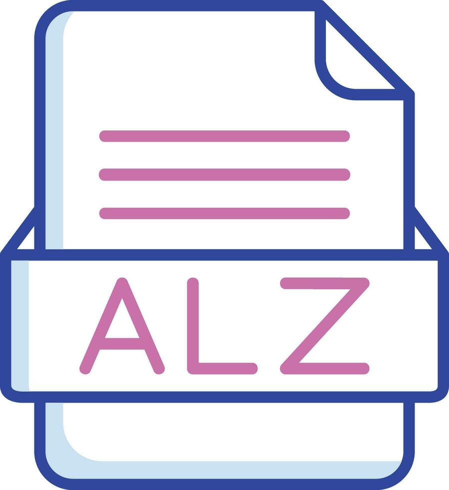 alz Datei Format Vektor Symbol