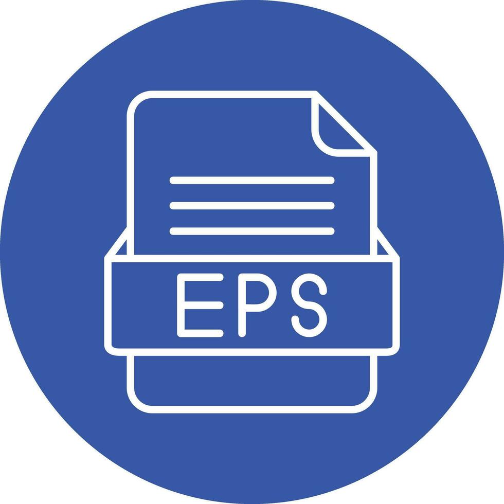 eps fil formatera vektor ikon