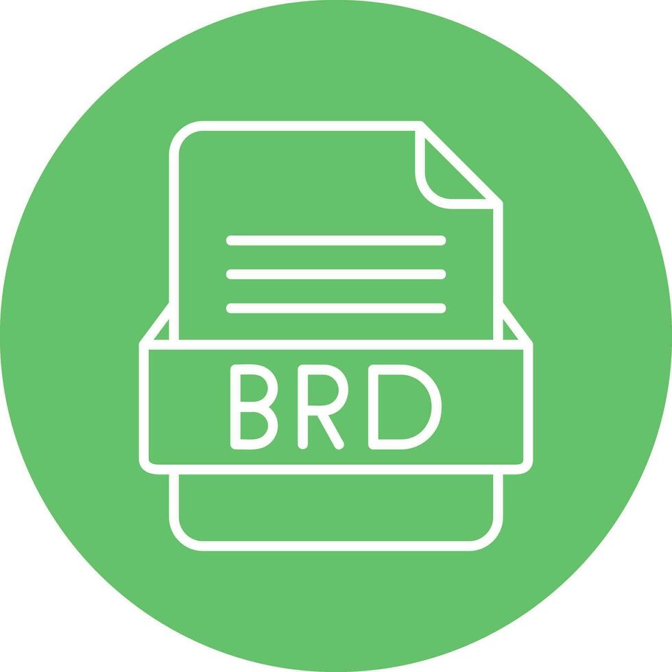 brd Datei Format Vektor Symbol