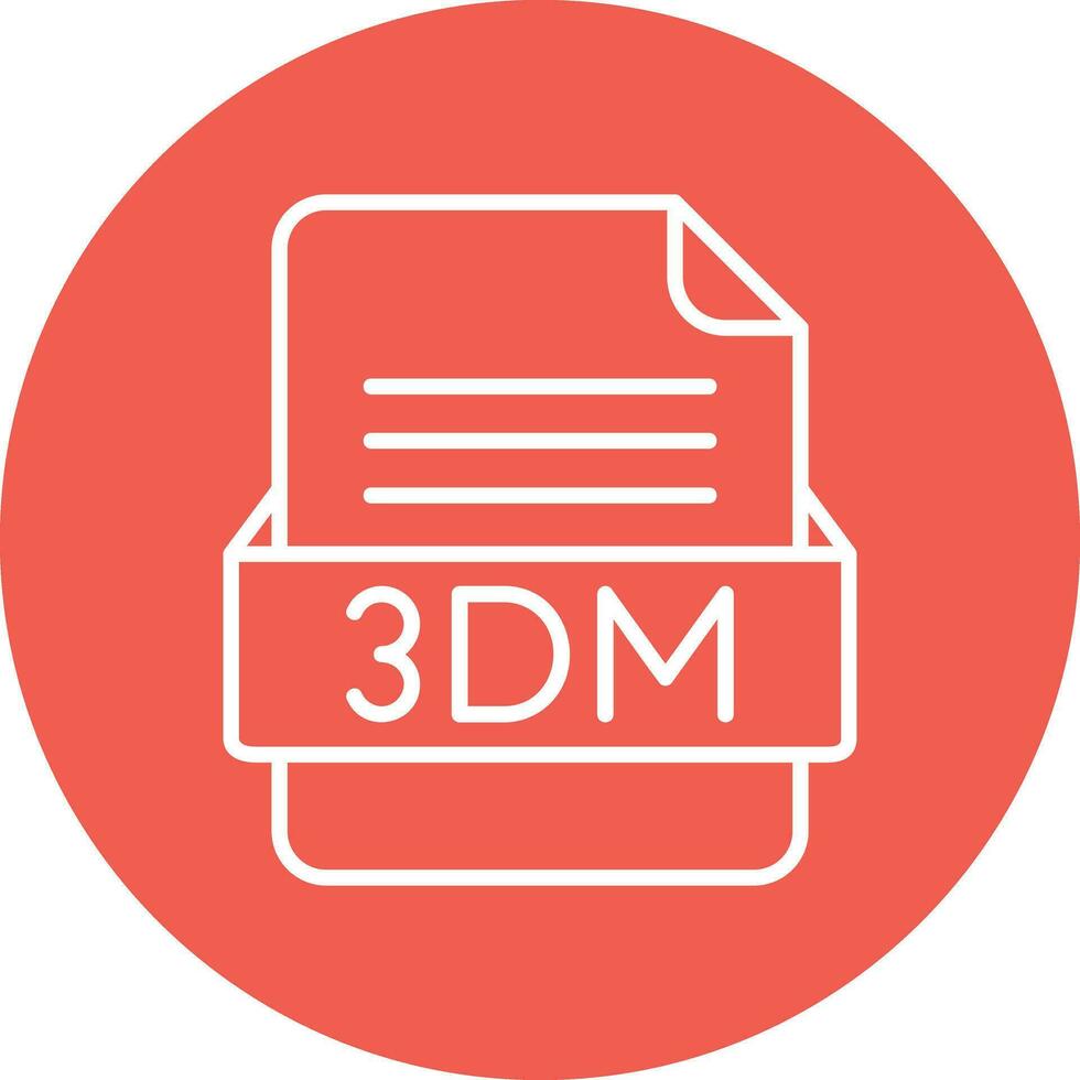 3dm Datei Format Vektor Symbol