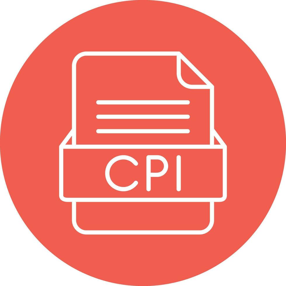 cpi Datei Format Vektor Symbol