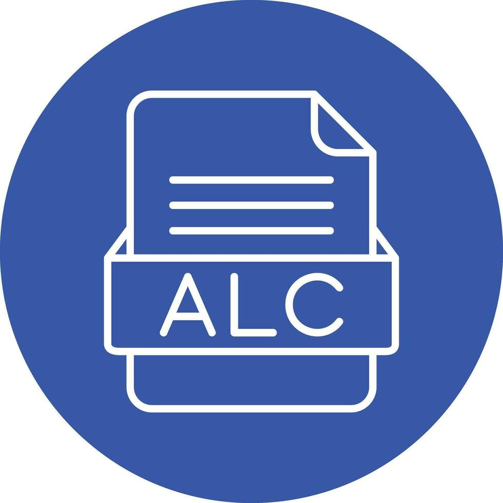 alc Datei Format Vektor Symbol