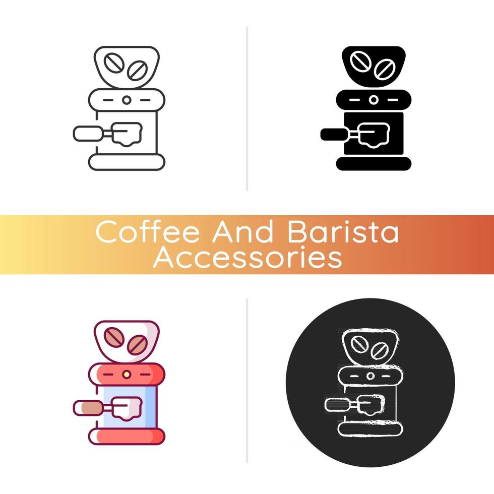 kaffekvarn ikon vektor