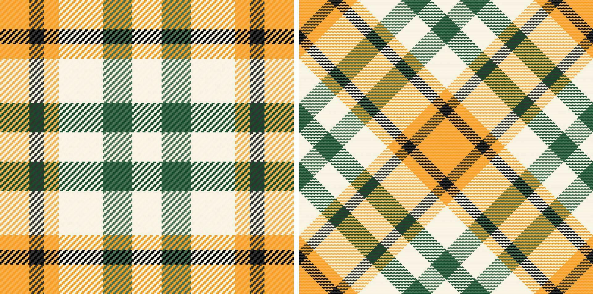 kolla upp textil- vektor av tartan pläd mönster med en tyg bakgrund sömlös textur.