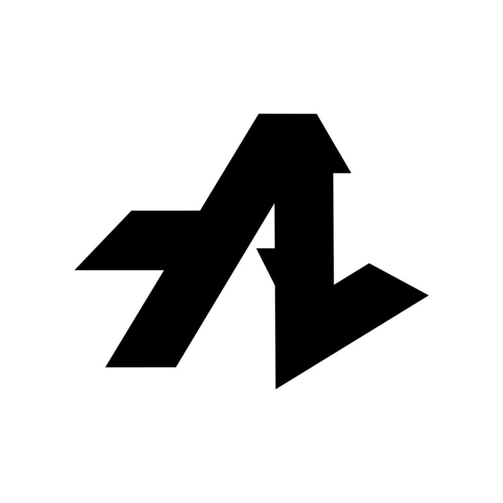 modern första en logotyp ikon vektor mall.