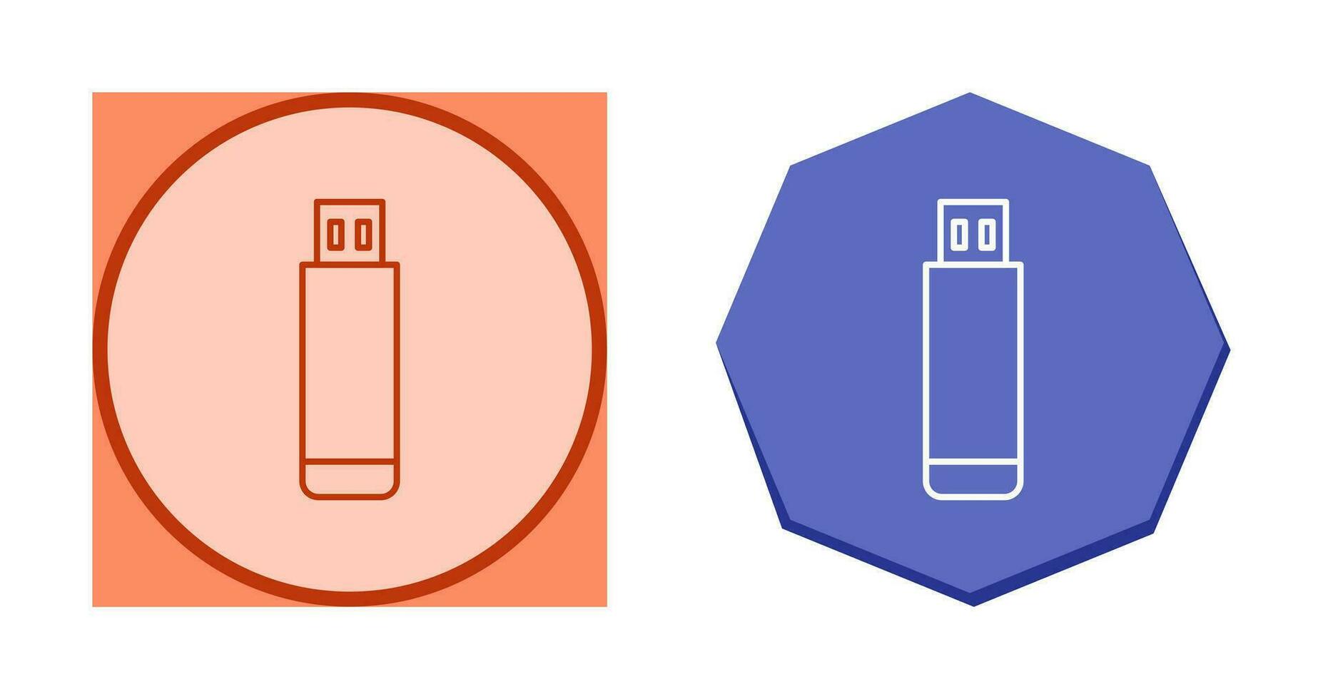 Vektorsymbol für USB-Laufwerk vektor