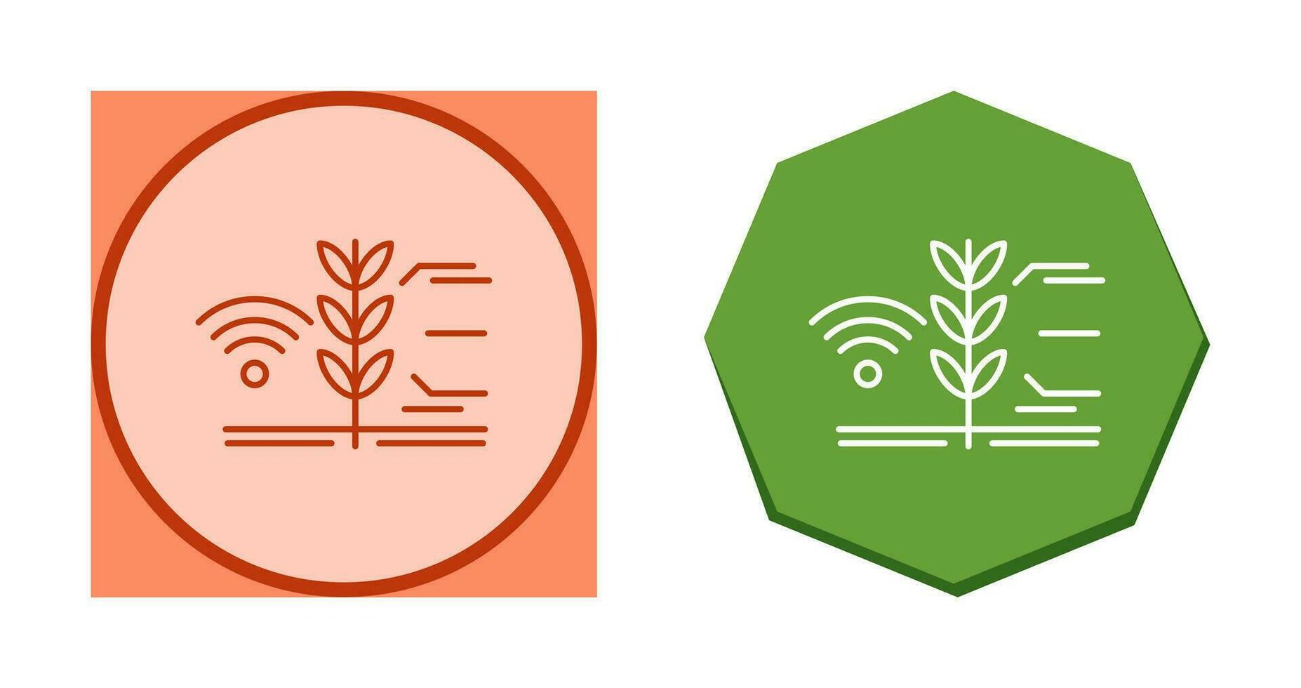 Smart-Farm-Vektor-Symbol vektor