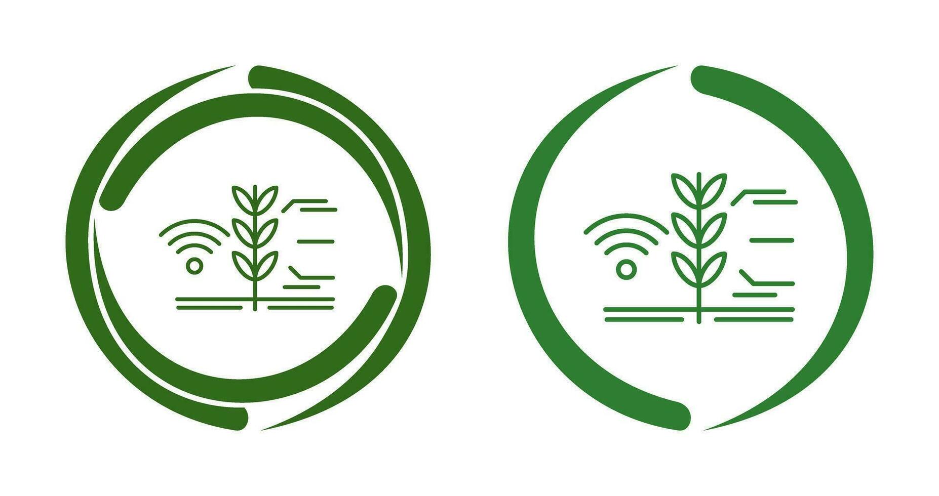 Smart-Farm-Vektor-Symbol vektor