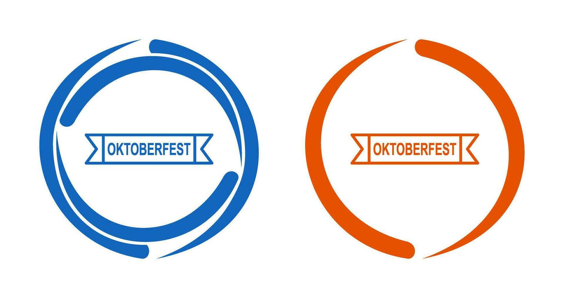 Oktoberfest-Banner-Vektor-Symbol vektor