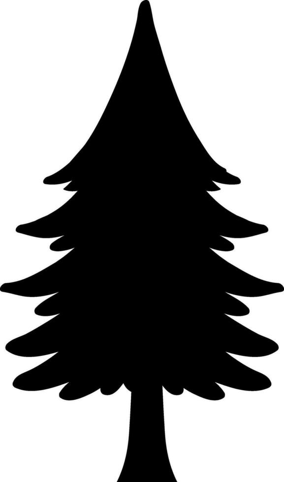 Kiefer Baum Symbol Vektor. Weihnachten Baum Illustration unterzeichnen. Kiefer Symbol oder Logo. vektor