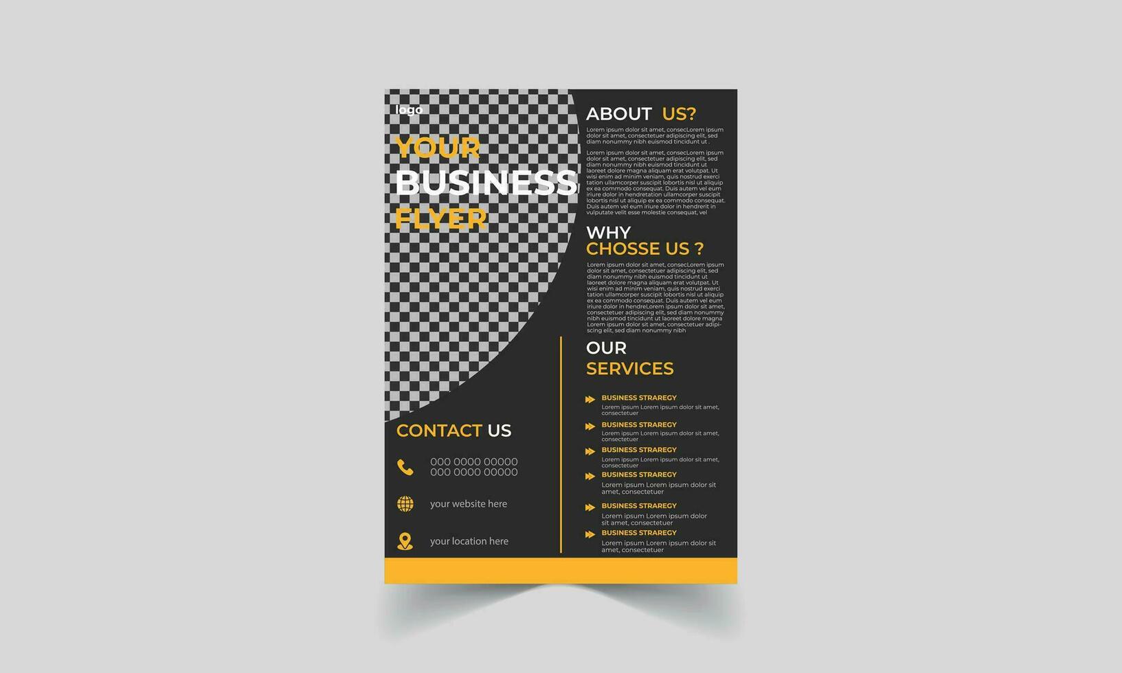 Geschäft Broschüre Flyer Poster Vektor Design Vorlage kostenlos