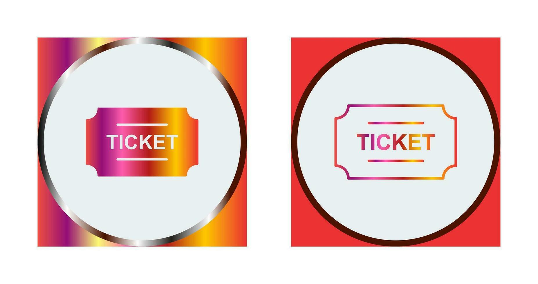 Ticket-Vektor-Symbol vektor