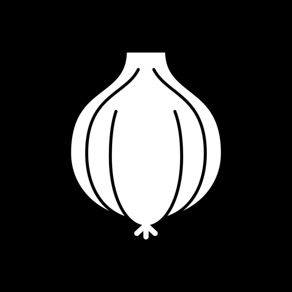 Knoblauch-Vektor-Icon-Design vektor