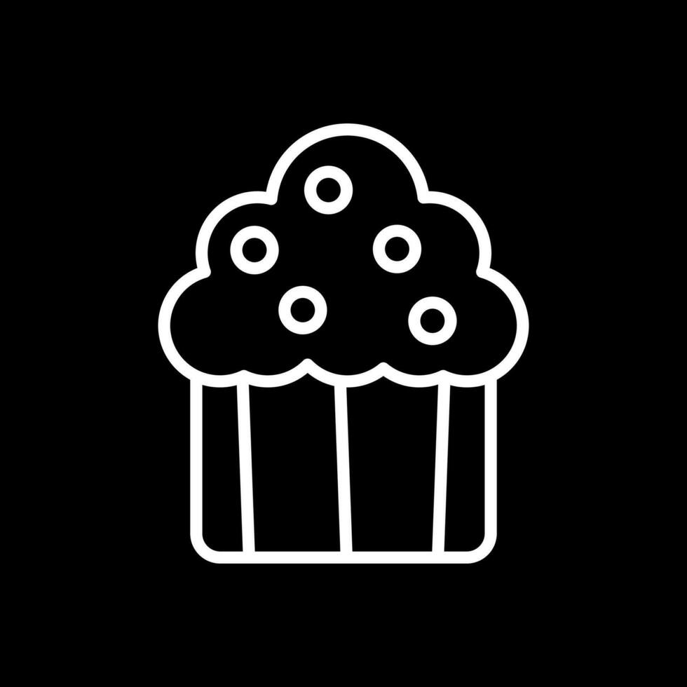 Muffin-Vektor-Icon-Design vektor