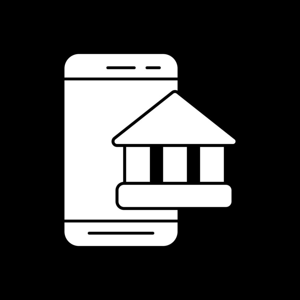 Handy, Mobiltelefon Bankwesen Vektor Symbol Design