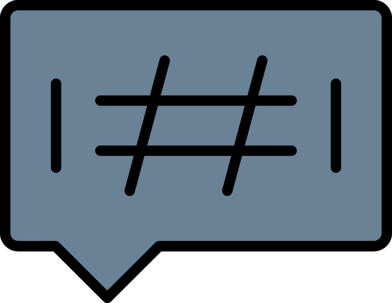 Hashtags-Vektor-Icon-Design vektor