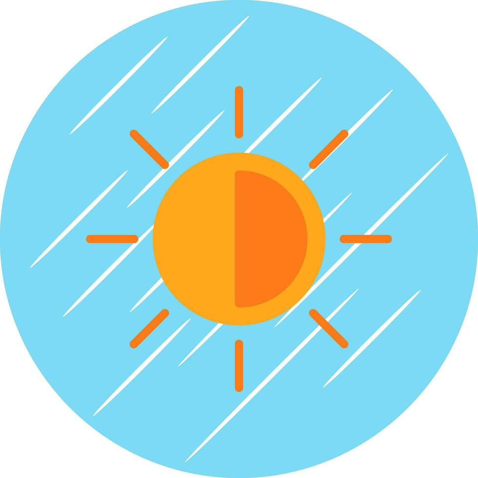 Sonne-Vektor-Icon-Design vektor