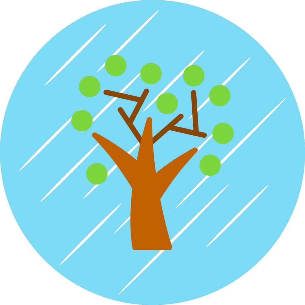 Herbst Baum Vektor Symbol Design