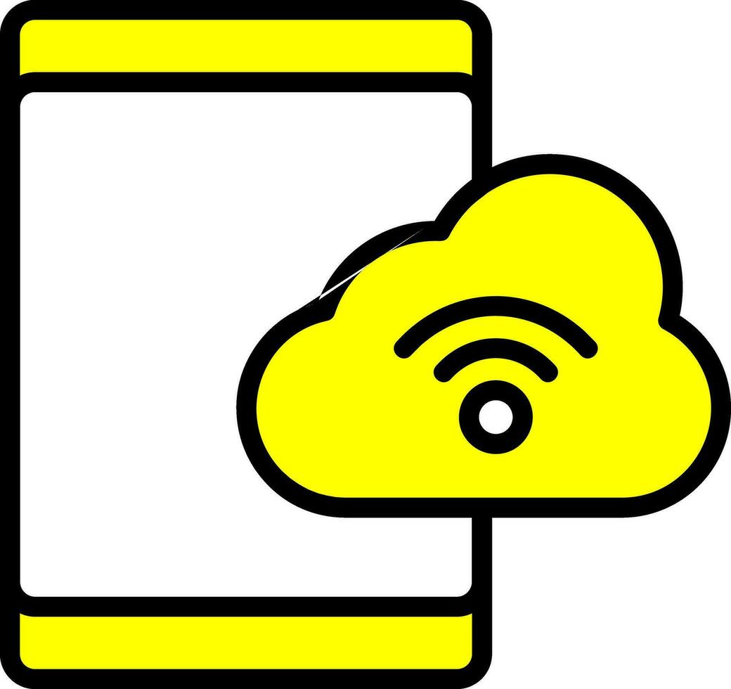 Cloud-Speicher-Vektor-Icon-Design vektor