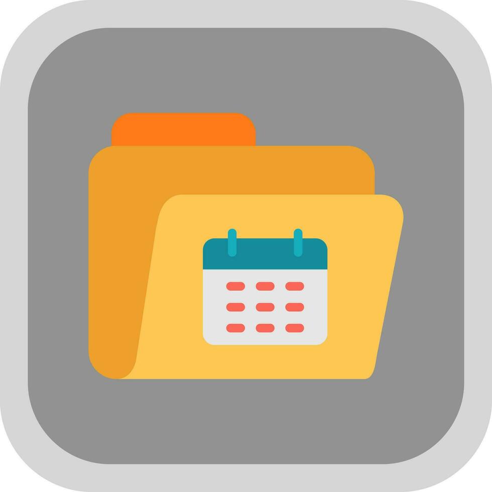 Kalender-Vektor-Icon-Design vektor