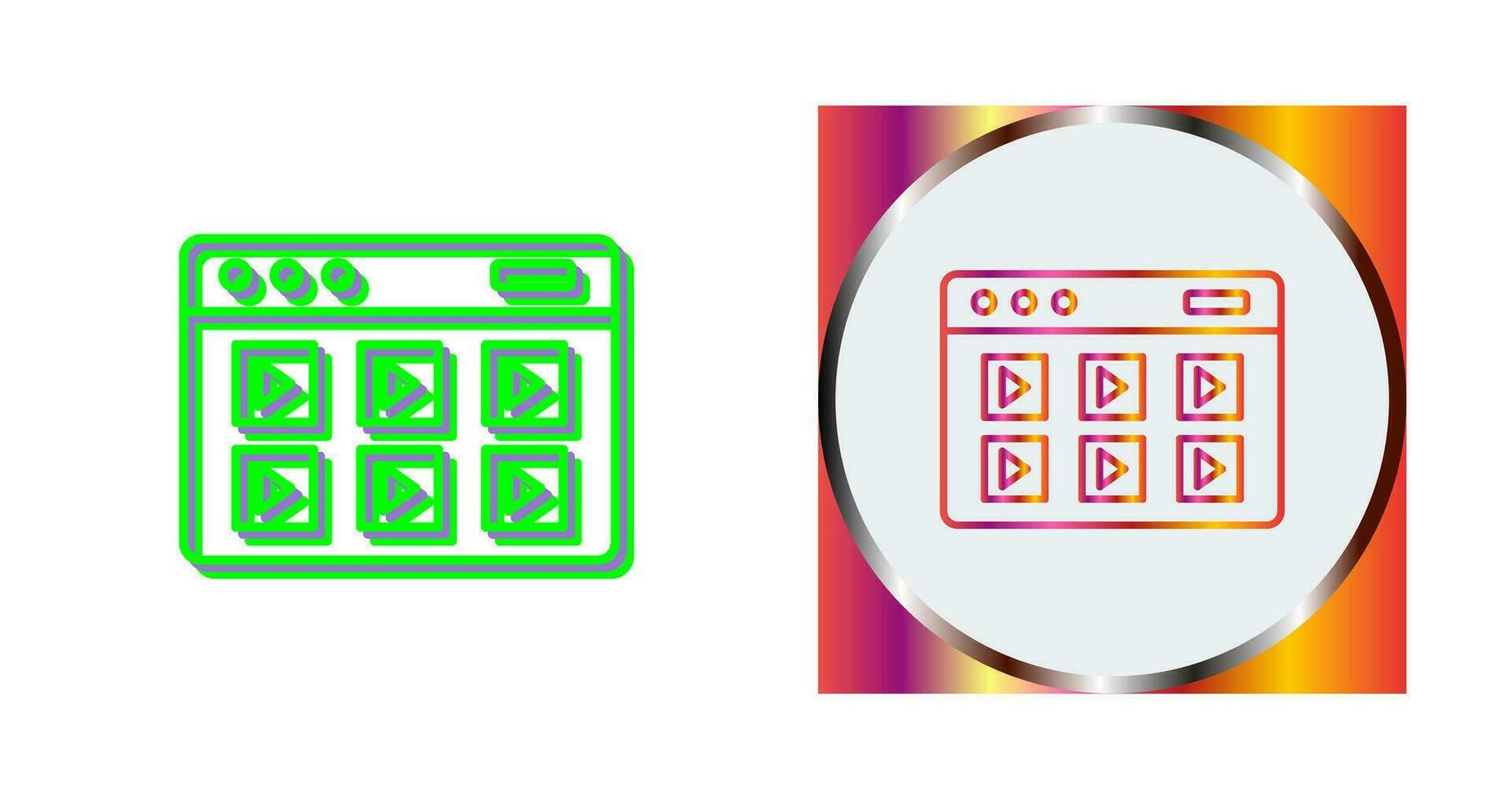 Online-Kurs-Vektorsymbol vektor