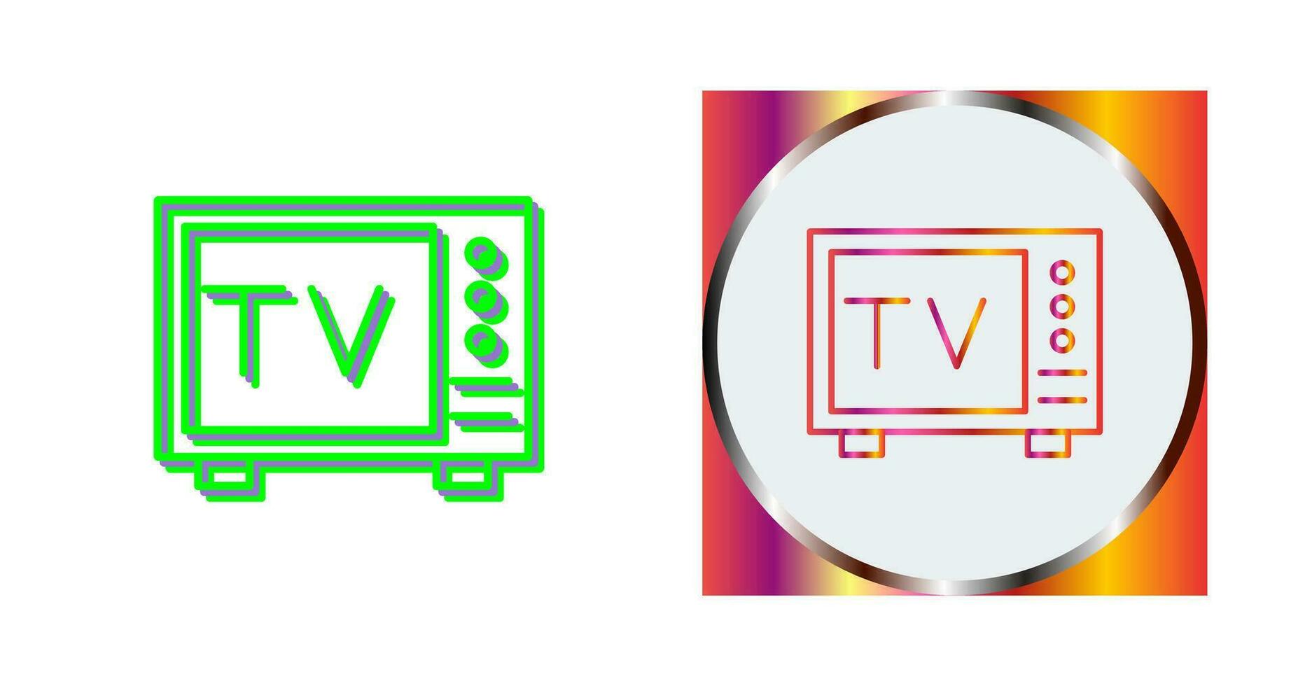 tv vektor ikon