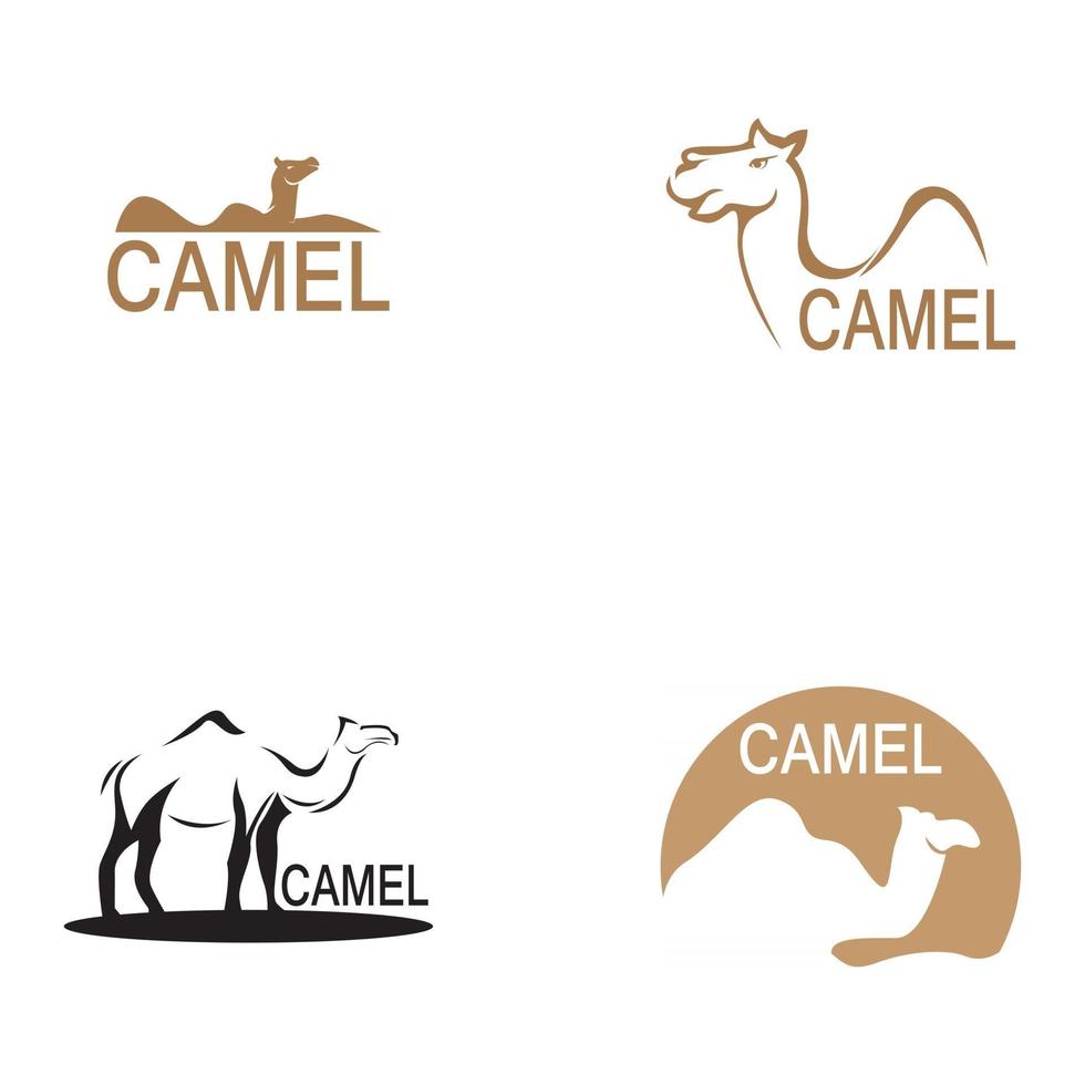 kamel ikon vektor mall illustration
