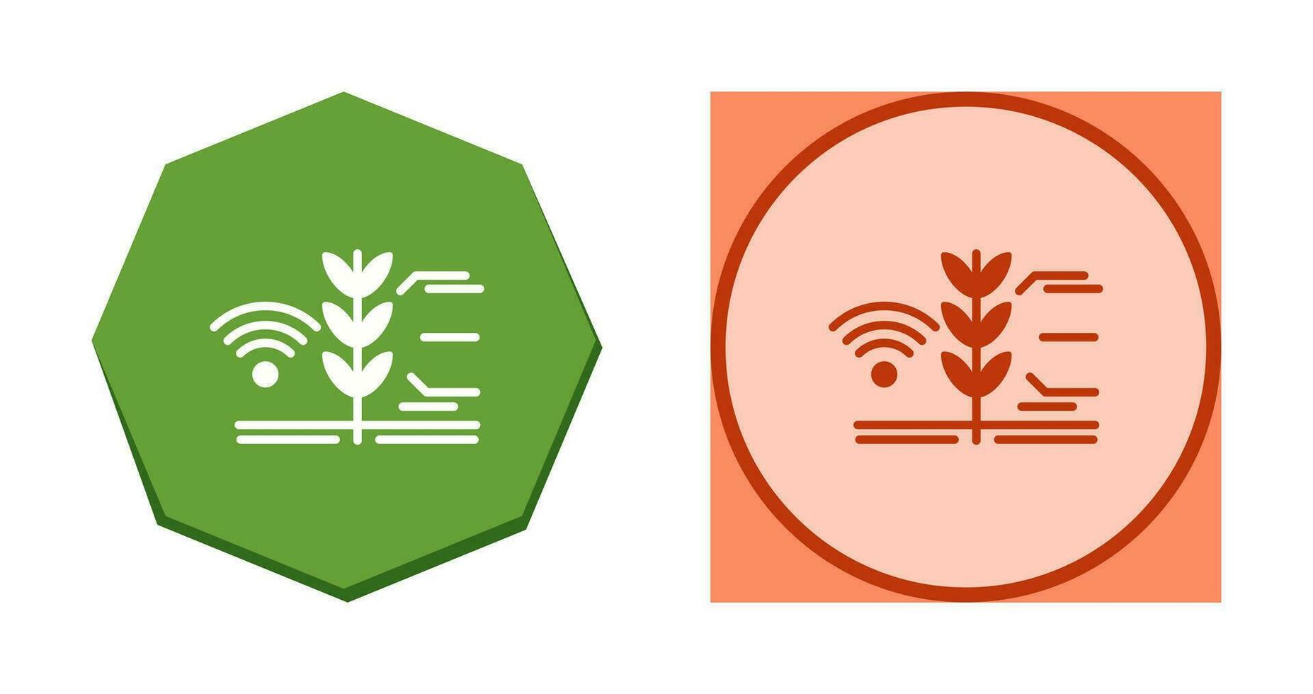 Smart-Farm-Vektor-Symbol vektor