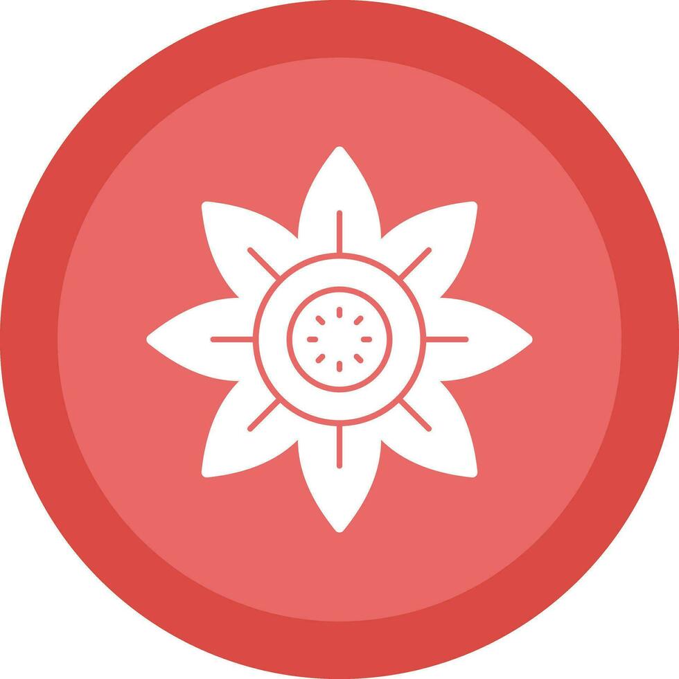 Sonnenblumen-Vektor-Icon-Design vektor