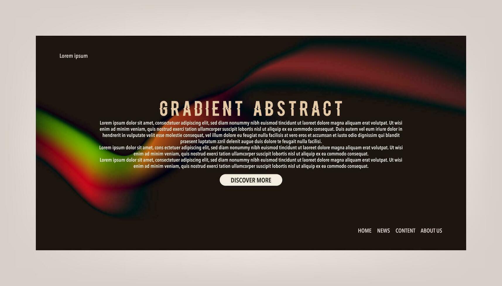 abstrakt Farbe Gradient modern verschwommen Hintergrund und Film Korn Textur Vorlage mit ein elegant vektor