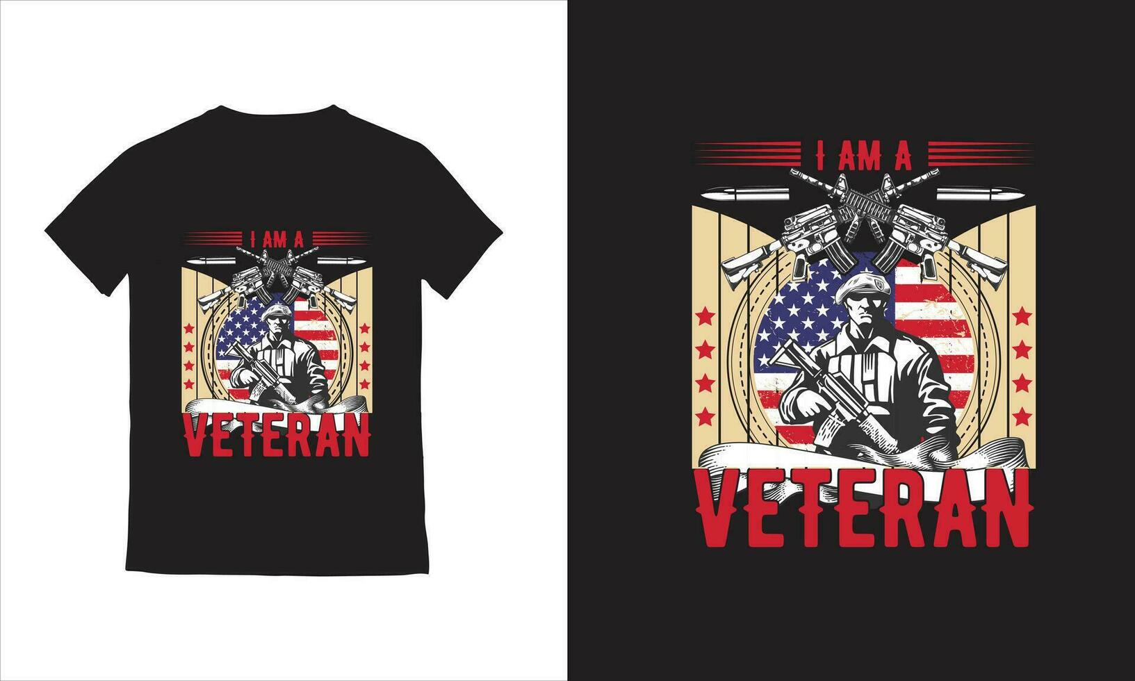 årgång veteraner dag t-shirt design vektor