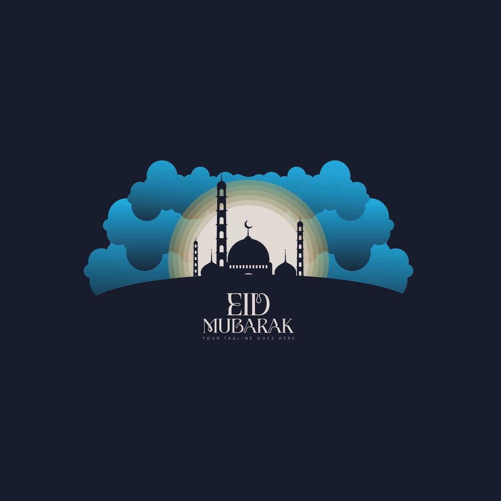 Eid Mubarak-Logo-Vektor vektor