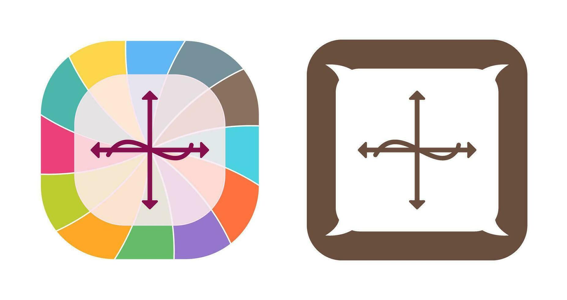 einzigartiges Diagrammvektorsymbol vektor