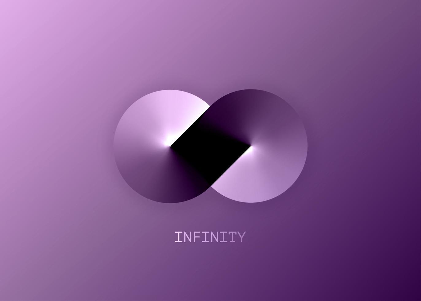 infinity logotyp mall för din design. evighetskoncept vektor