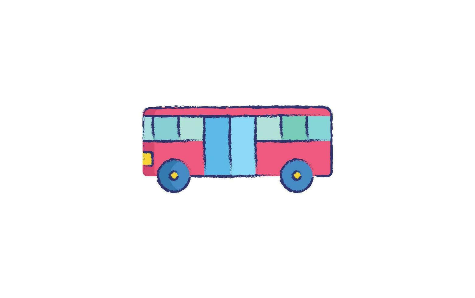 Bus Hand gezeichnet Illustration vektor