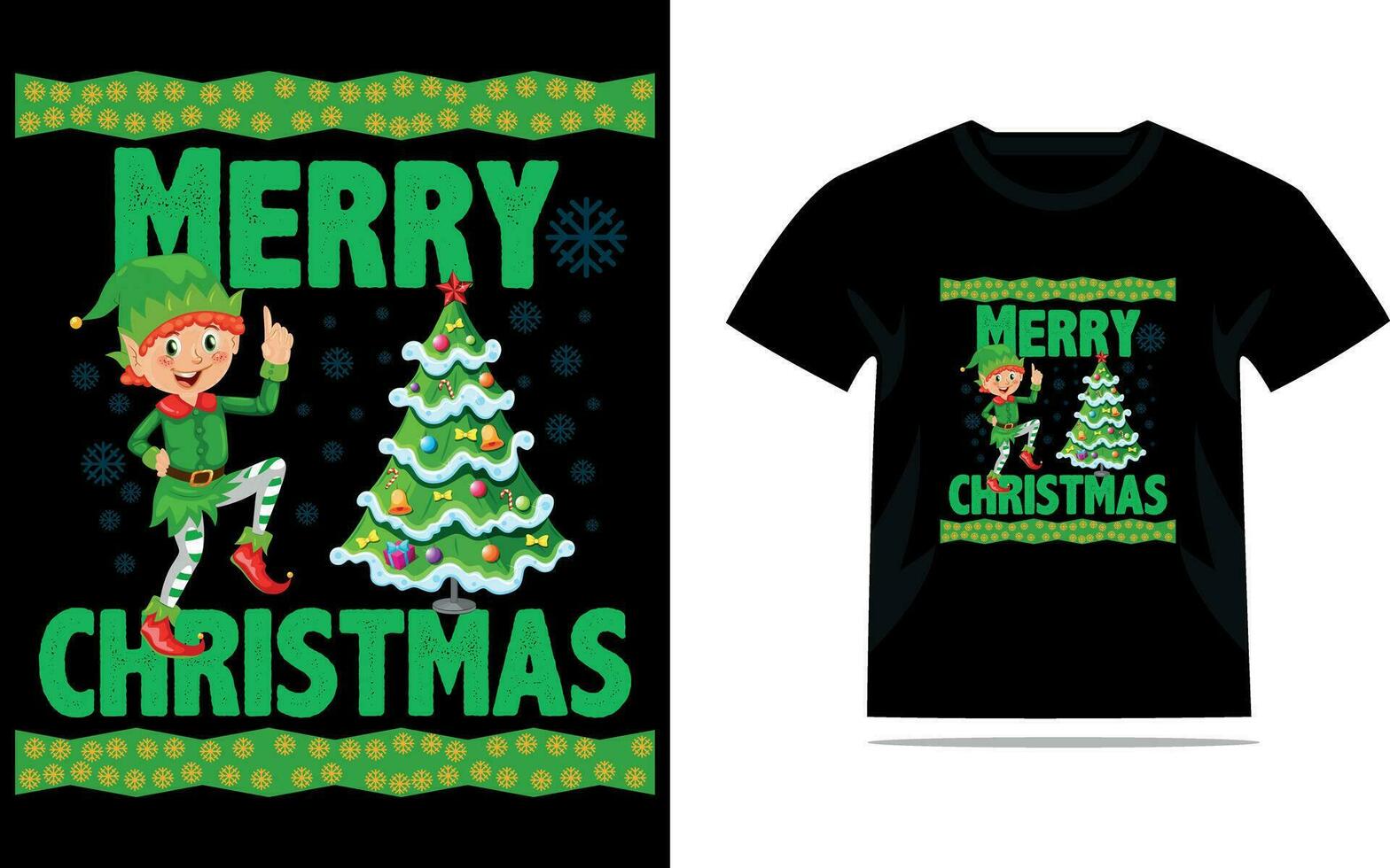fröhlich Weihnachten Jahrgang retro t Hemd Design Vektor