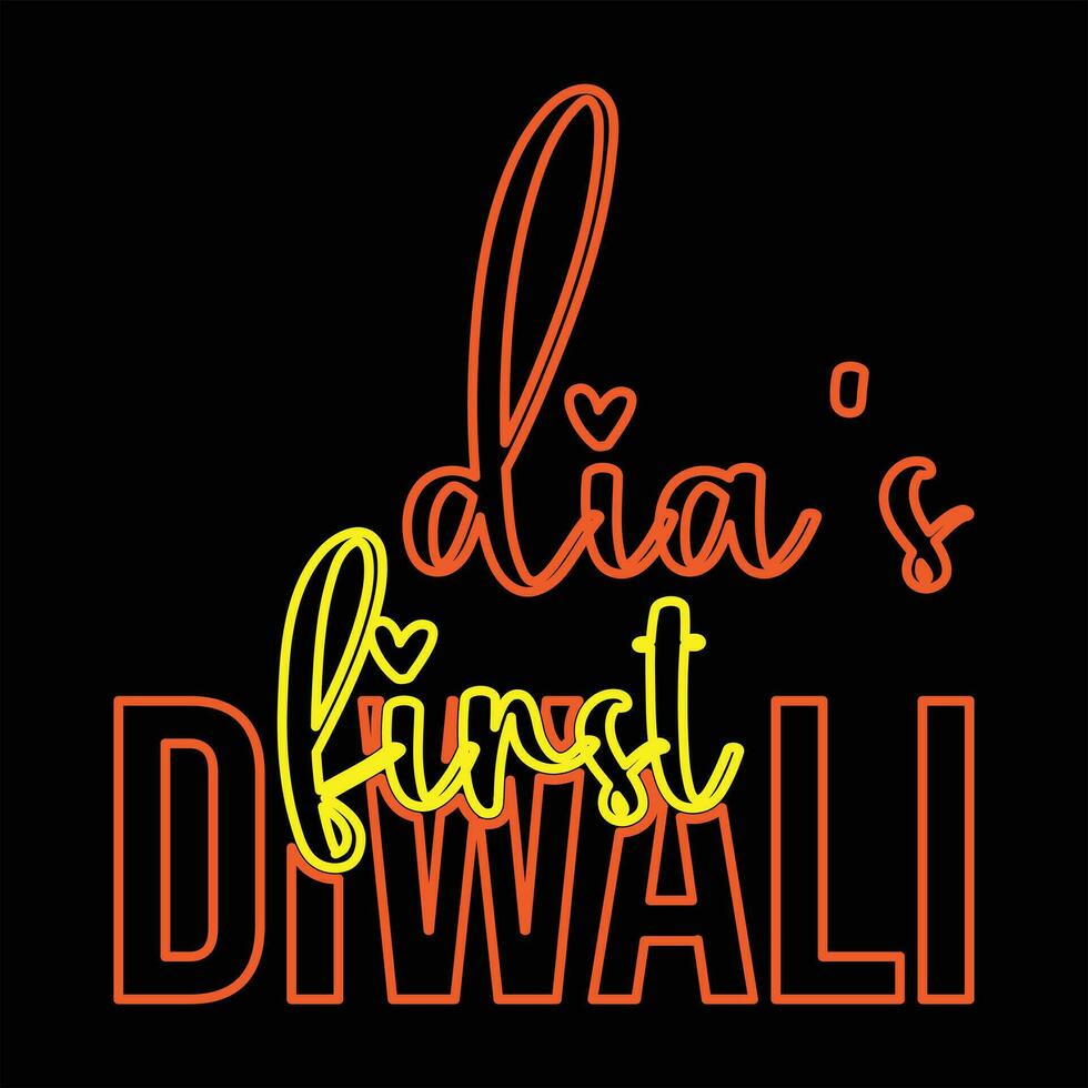 Diwali T-Shirt Design Datei vektor