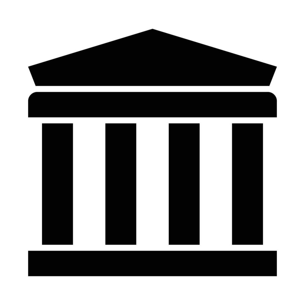 Parthenon Vektor Glyphe Symbol zum persönlich und kommerziell verwenden.