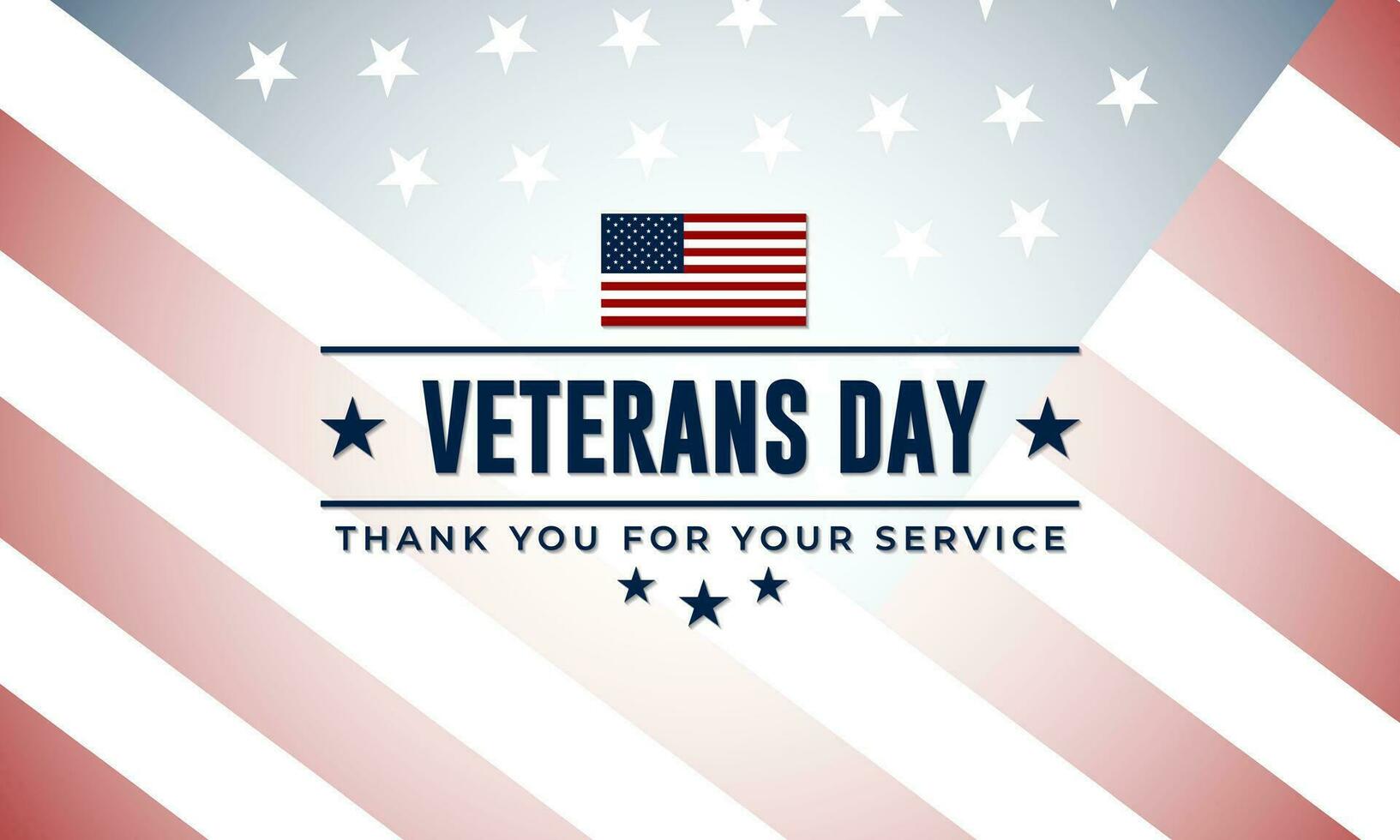 glücklich Veteranen Tag vereinigt Zustände von Amerika Hintergrund Vektor Illustration