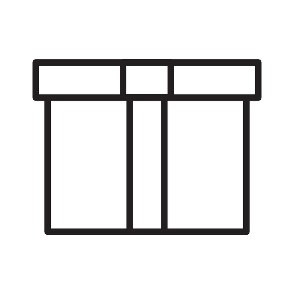 Box Paket Symbol Symbol Vektor Design Illustration